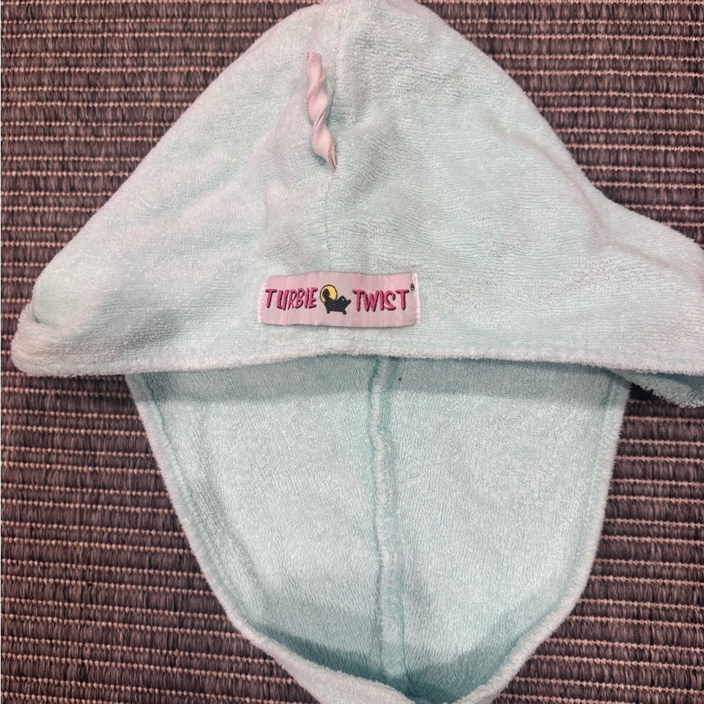 Turbie Twist Light Blue Hair Towel